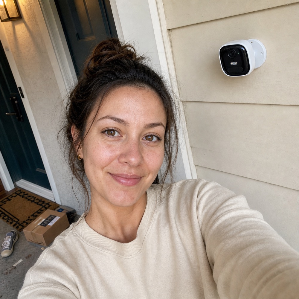 Emily R. with Naya camera